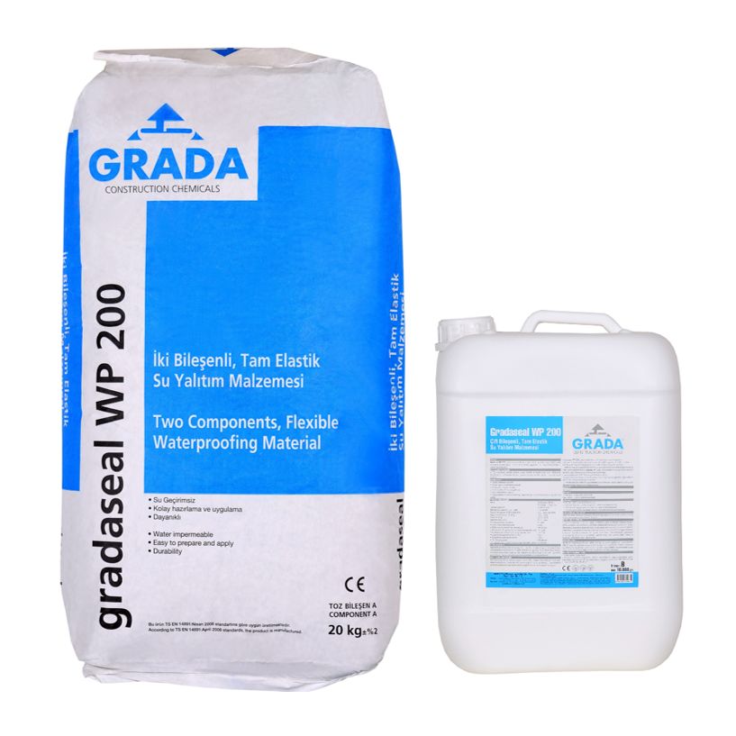 Fully Elastic Waterproofing Mortar GRADASEAL WP 200